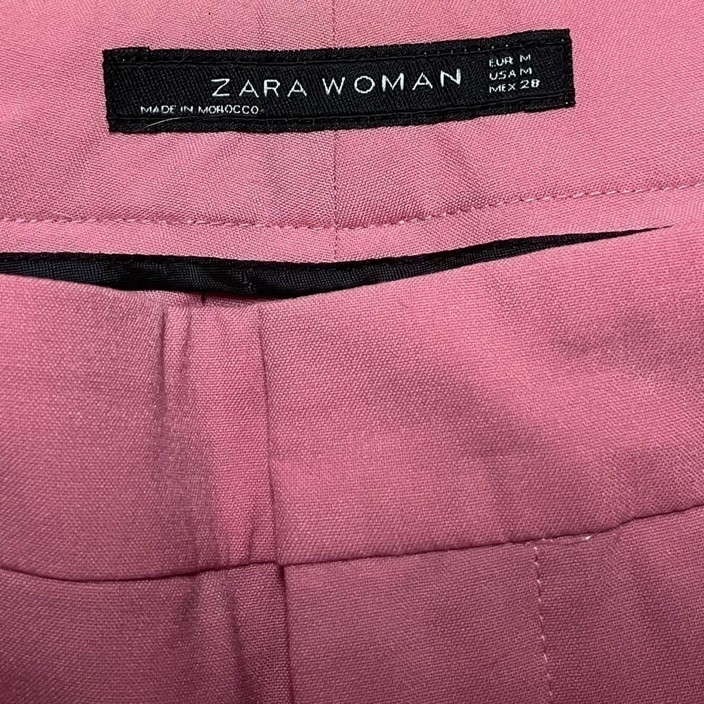 Zara Pink Pants Size M - Picture 4 of 7